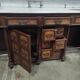 1930s Barber Cabinet | Double Salon Unit with Marble & Mirror