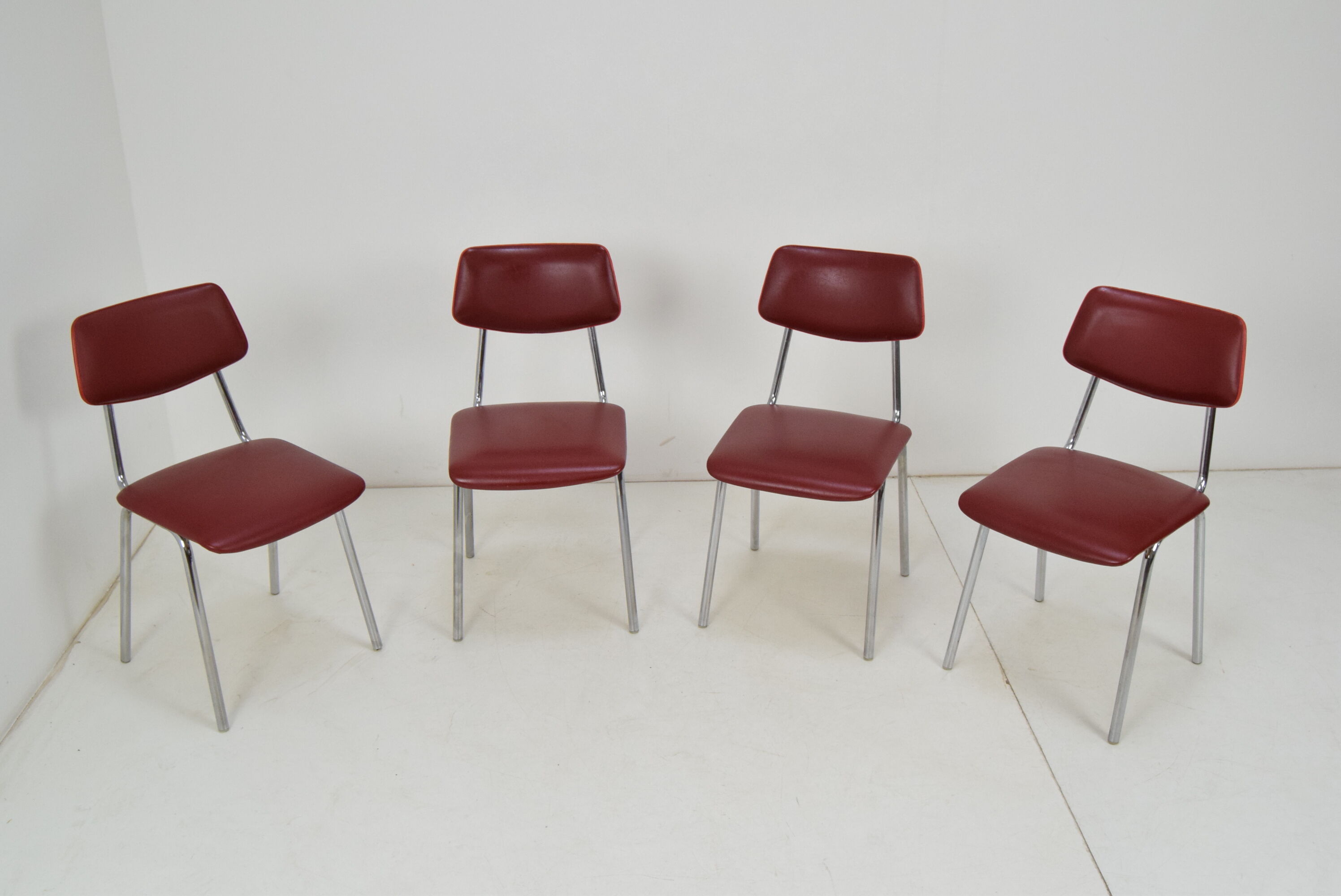 Set of four chairs, Czechoslovakia, 1970s.