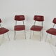 Set of four chairs, Czechoslovakia, 1970s.