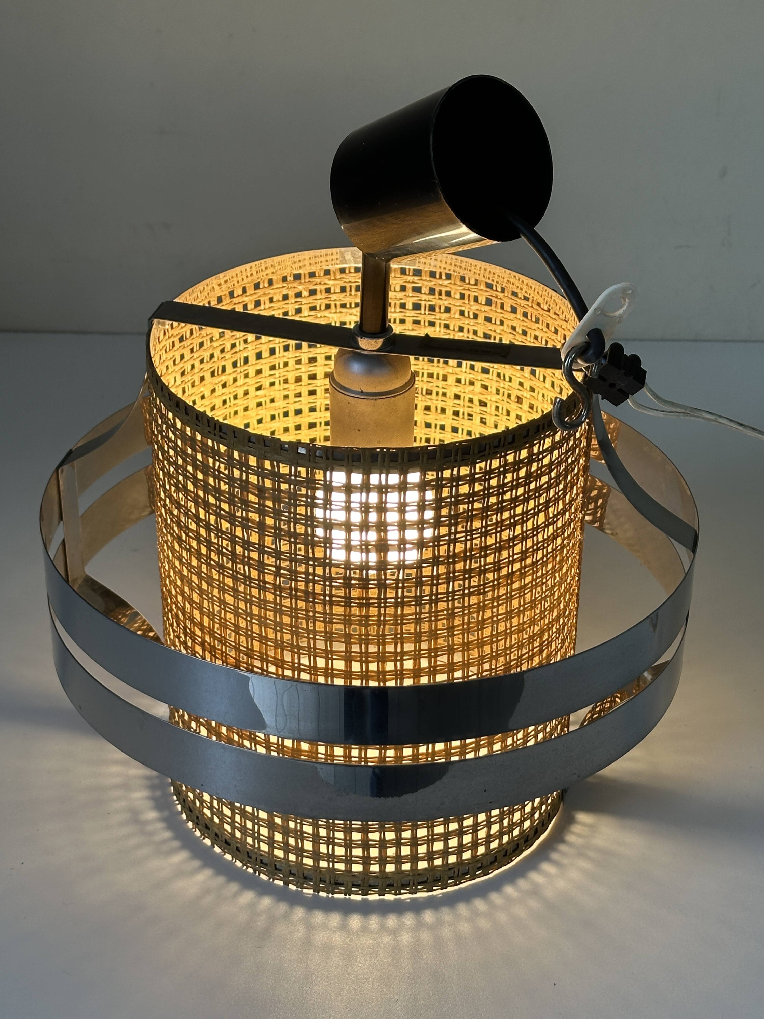 Suspension lustre design années 70