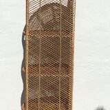 Vintage rattan shelf