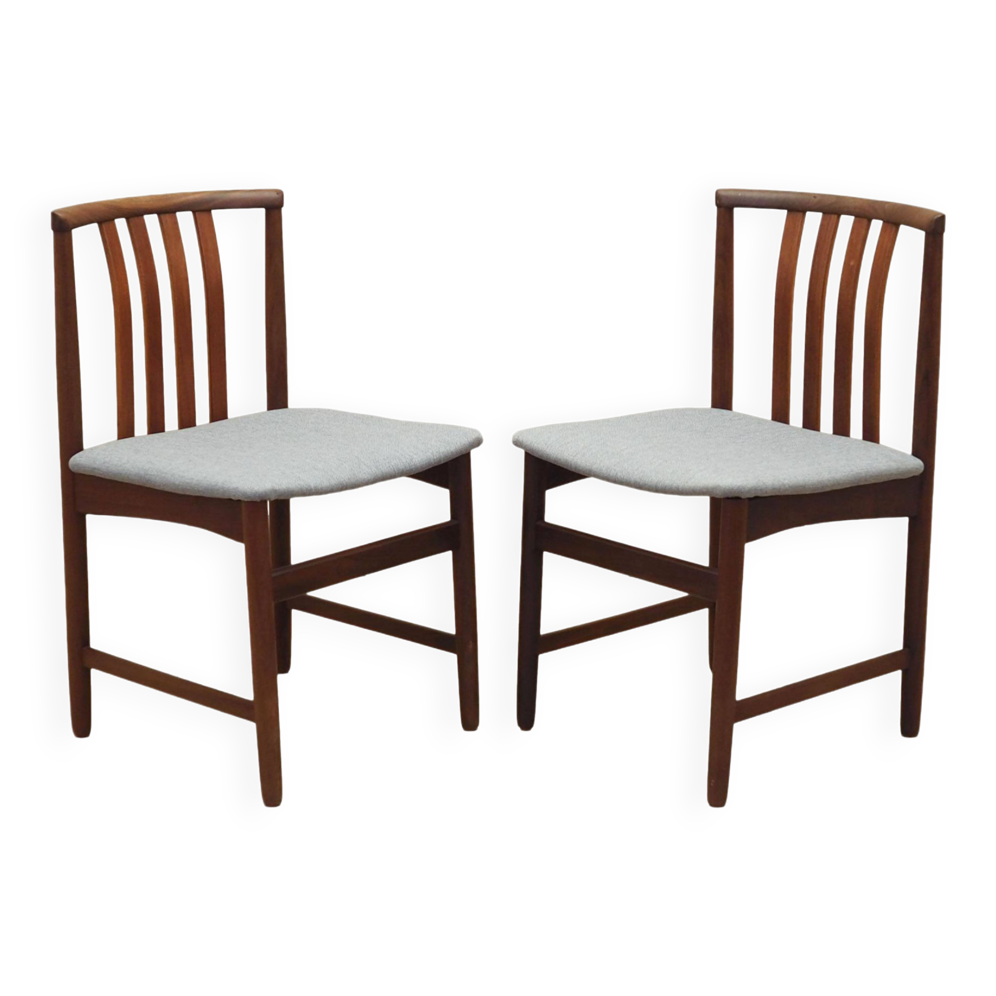 Set of two teak chairs, Danish design, 1970s