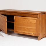 R08 elm sideboard, pierre chapo, 1960s