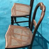 Pair of cane chairs