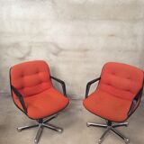 Pair of armchairs by Charles Pollock 1970