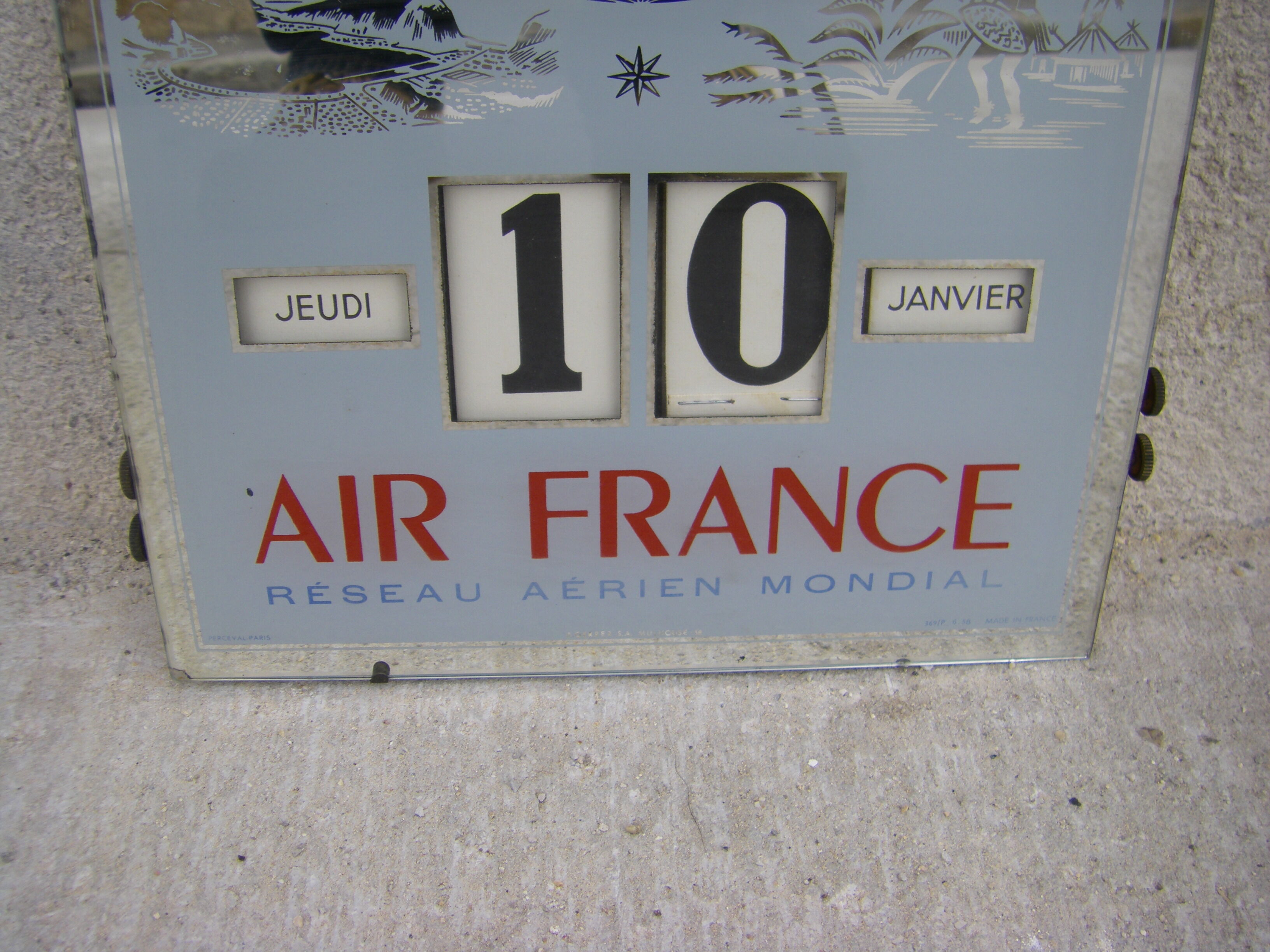 Air france, calendrier perpétuel