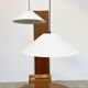 Lita 6047 White Suspension – Ø50 – French Industrial Design 80's