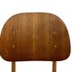 Vintage dining room chair Scandinavian 1960s plywood and teak design