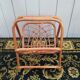 Vintage rattan magazine door, Czech