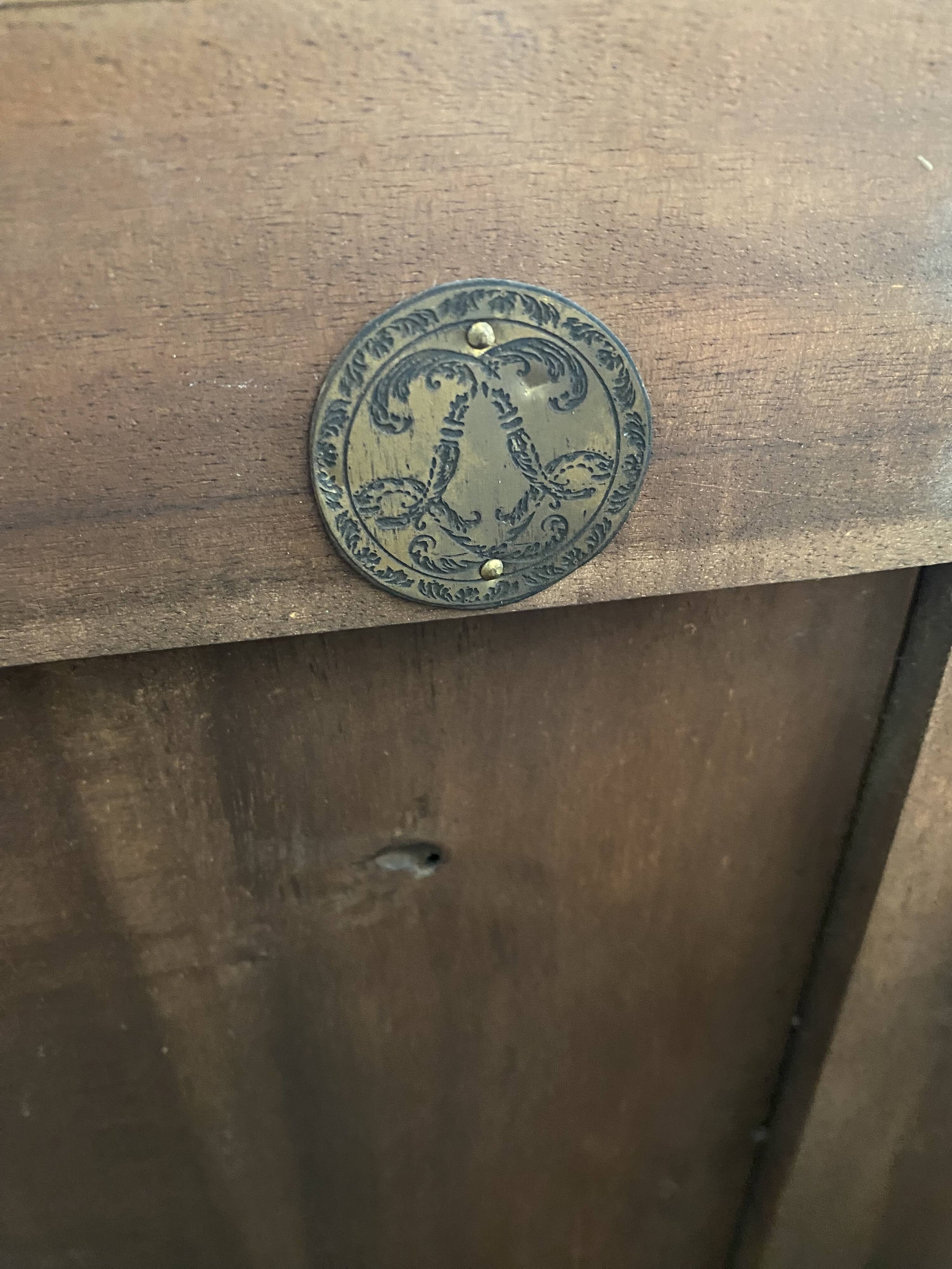 Nîmes style walnut chest of drawers