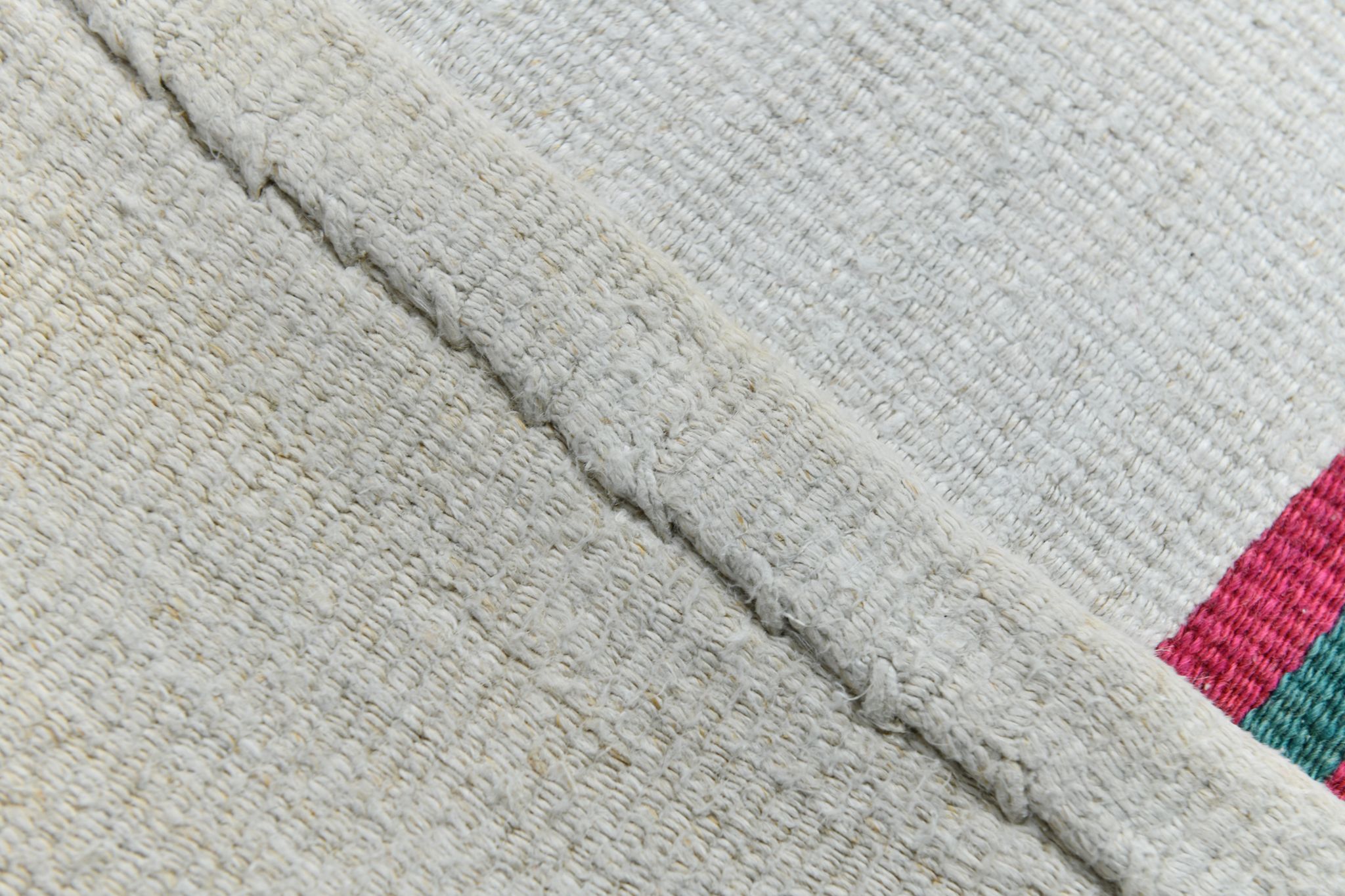 6x8 pinstriped turkish rug, 184x253cm