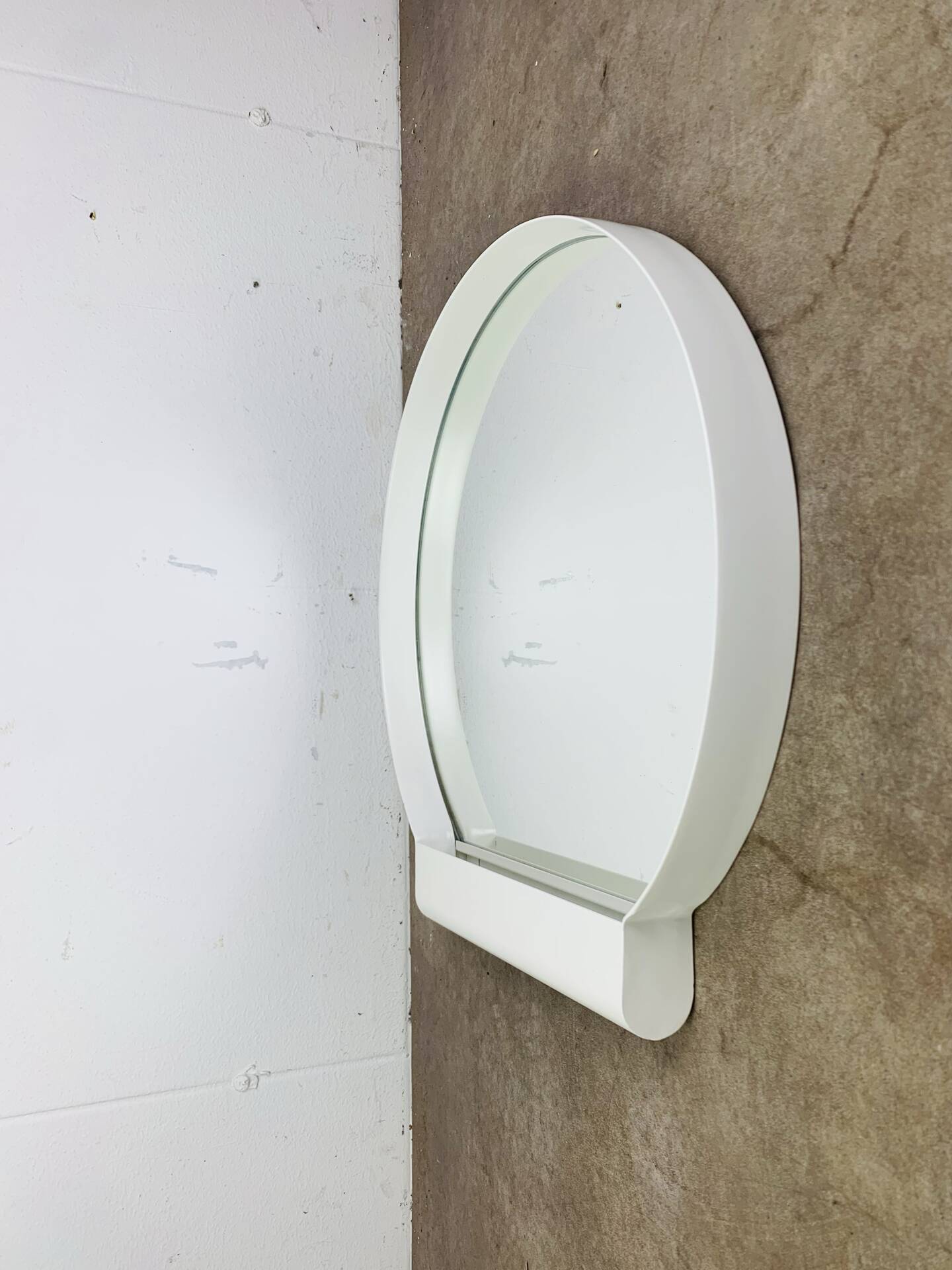 Ypperlig mirror Ikea x Hay, white metal frame