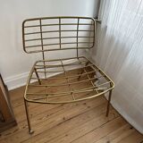 Fauteuil doré Mesh - Bloomingville