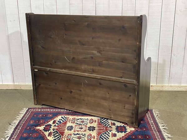 Banc coffre anglais en sapin moderne