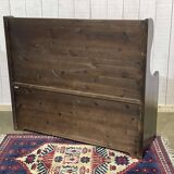 Banc coffre anglais en sapin moderne