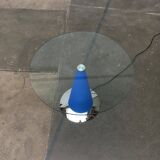 Birillo postmodern side table and floor lamp by Parisotto for Fontana Arte, 1980s