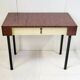 Adorable vintage 1960s desk in formica & metal 60s 1960s 60s years