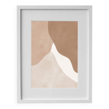 Framed abstract painting