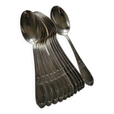 12 Large Silver Plated Table Spoons SOH
