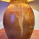 Large sandstone lamp from the 60s