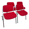 six chaises dsc 106 rouges
