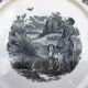Service of 4 hollow plates Villeroy & Boch, Artemis collection theme "Hunting"