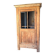 Antique bonnetière, stripped solid wood — honey patina — Provençal farmhouse style.