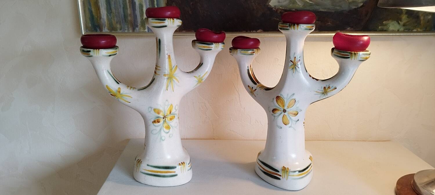 Duo de bougeoirs Kéraluc