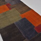 Colorful Vintage Wool Kilim Runner sku 3851