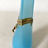 Vases soliflores opaline bleue