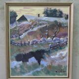 Scandinavian Modern Painting, Kai Christensen, 1970s