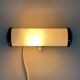 Bakelite and Milk Glass Wall Lamp, Czechoslovakia, 1950's