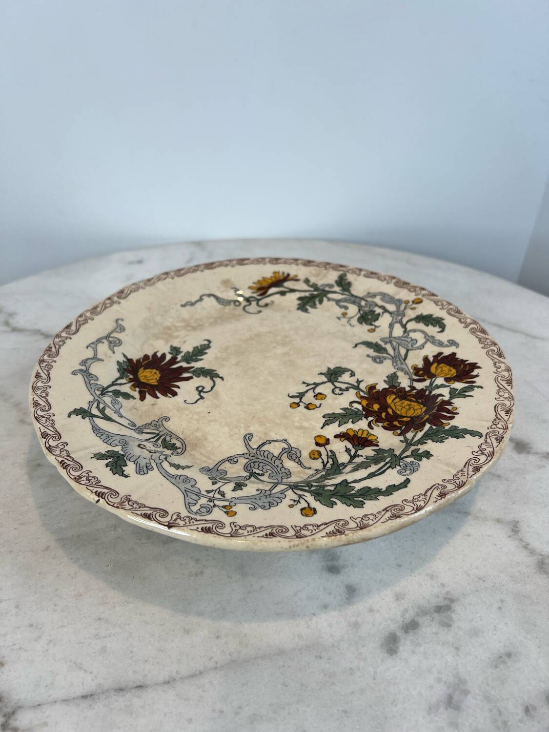 Gien ironstone dish, 19th century.