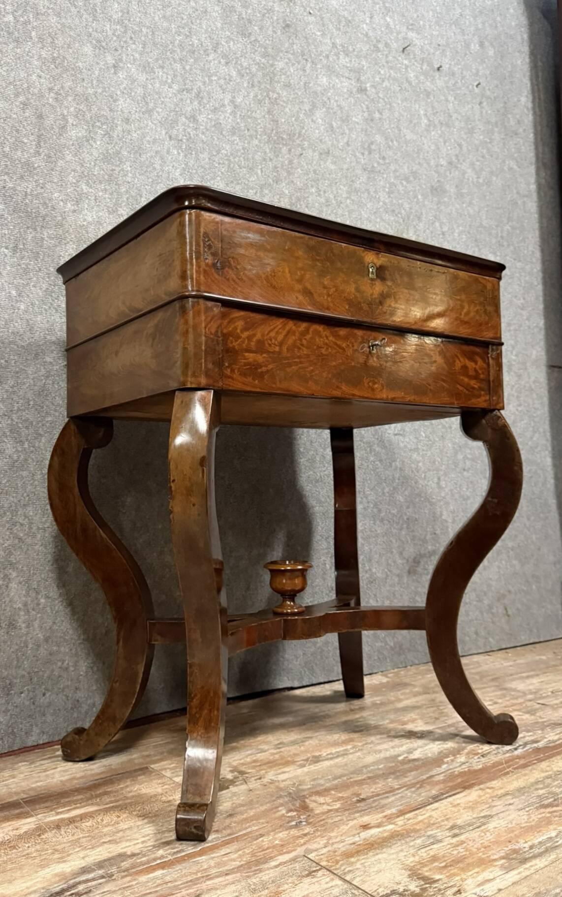 Charles X period mahogany work table circa 1820