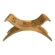Carved folding stool, Saramaca craftsmanship (Guyana)