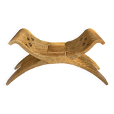 Carved folding stool, Saramaca craftsmanship (Guyana)