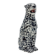 Ceramic Statue Leopard White