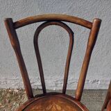 Lot de 5 chaises bistrot Buchon en bois courbé