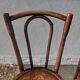 Set of 5 Buchon bistro chairs in curved wood