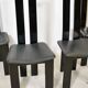 Postmodern Black Dining Chairs by Pietro Costantini, Set of 4, 1970s