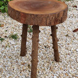 Brutalist tripod stool