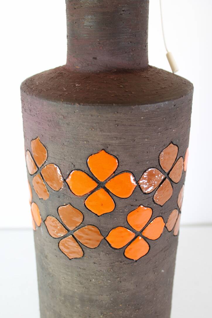 Lampe Aldo Londi Bitossi céramique 1960 vintage Italie