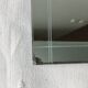 Thick engraved bevelled mirror 39cm X 30cm