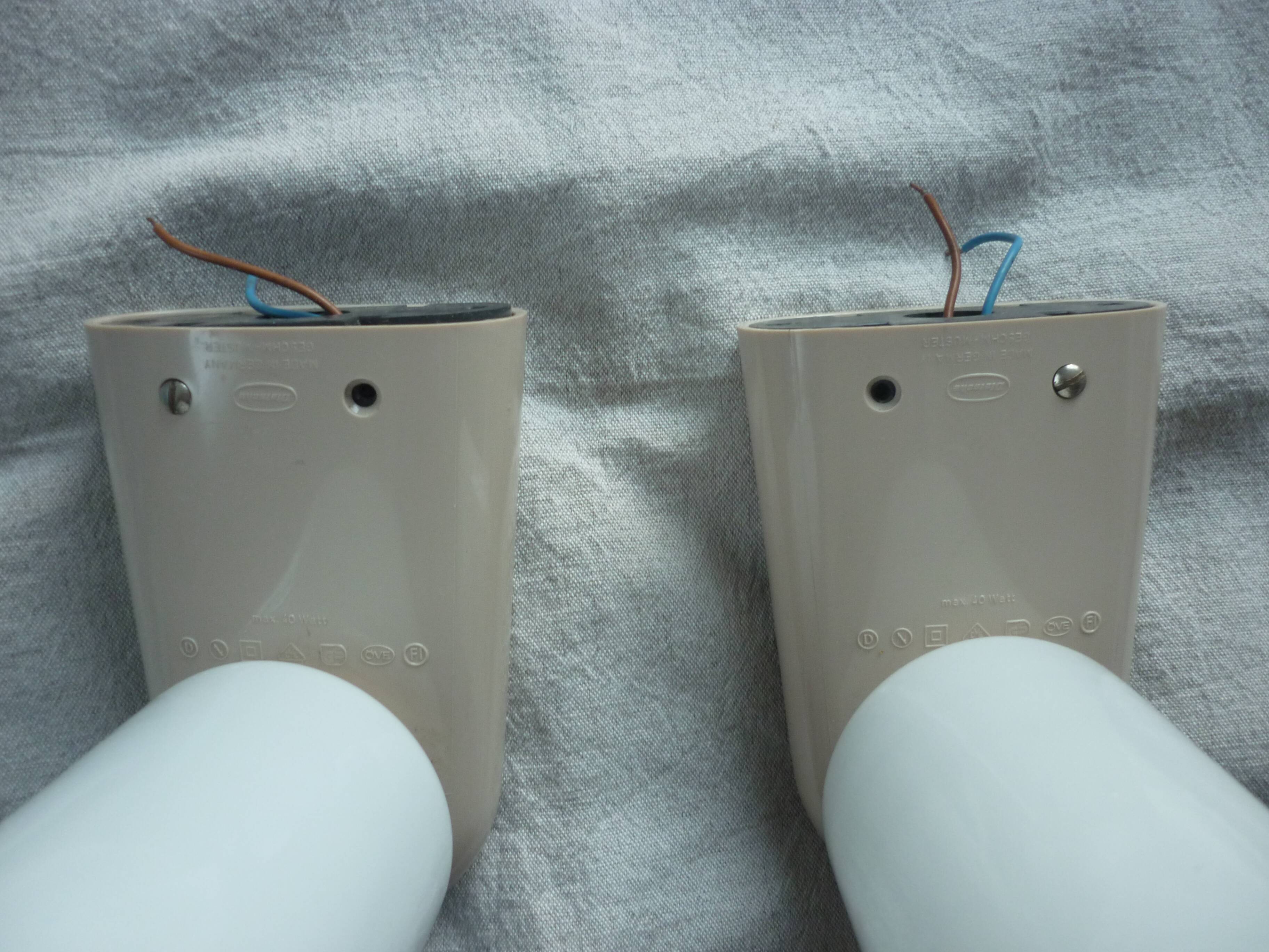 Pair of wall lamps Germany brand Dietsche