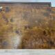 1930s art decò tray by fada in wood and metal