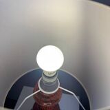 Vintage Modernist Handmade Red Fat Lava Ceramic German Pendant Lamp