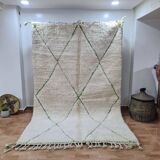 Handmade wool Berber rug 250x150 cm
