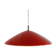 Danish red metal pendant lamp by Preben Fabricius & Jørgen Kastholm for Nordisk Solar, 1960s
