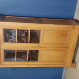 Louis Philippe style cherry wood bookcase