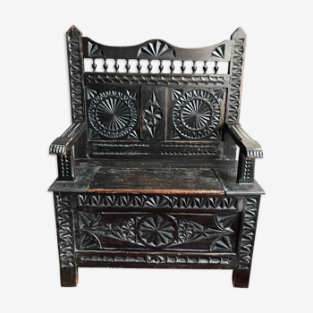 Banc-coffre breton ancien